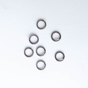 Jump Rings: 8mm. outer diameter, 6mm. inner diameter, 18-gauge