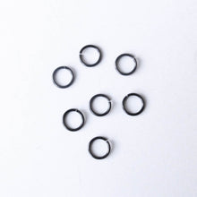 Load image into Gallery viewer, Jump Rings: 8mm. outer diameter, 6mm. inner diameter, 18-gauge