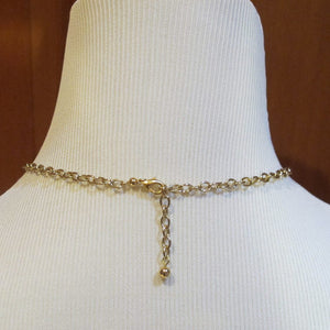 6-Loop Handmade Necklace gold chain with lobster claw clasp