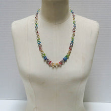 Load image into Gallery viewer, Rainbow Chain Maille Necklace with Glass Seed Beads