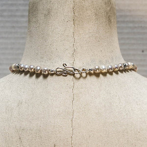 Multicolor Freshwater Pearl Necklace with Pearl Teardrop Focal
