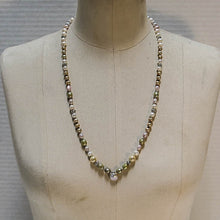 Load image into Gallery viewer, Multicolor Freshwater Pearl Necklace with Pearl Teardrop Focal
