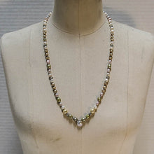 Load image into Gallery viewer, Multicolor Freshwater Pearl Necklace with Pearl Teardrop Focal