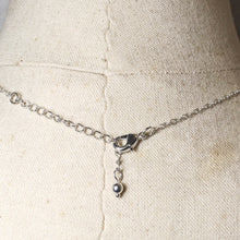 Load image into Gallery viewer, Purple Mountain &quot;Jade&quot; Tiny, 4-Leaf Clover Gemstone Necklace