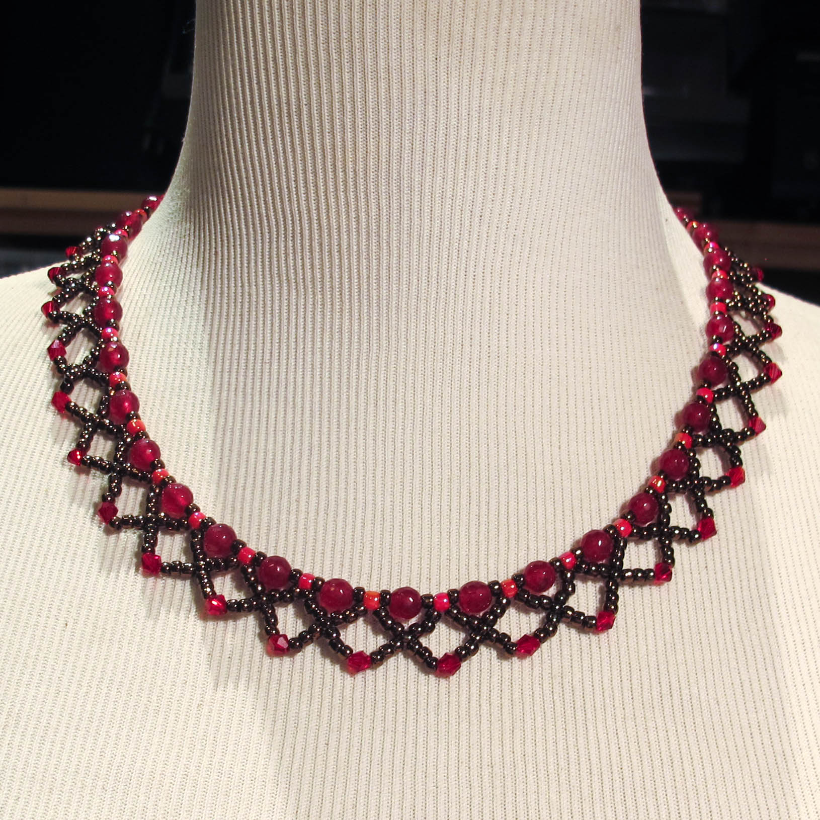 Netted Seed Bead Necklace Class: Zoom Recording & Illustrated, Printab –  Susan Ryza Jewelry