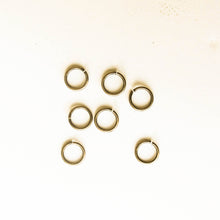 Load image into Gallery viewer, Jump Rings: 8mm. outer diameter, 6mm. inner diameter, 18-gauge