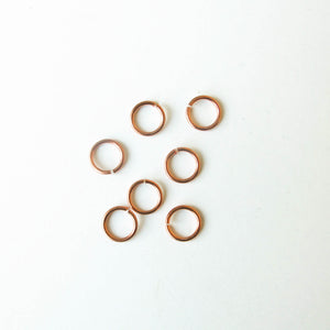 Jump Rings: 6mm. outer diameter, 4.25mm. inner diameter, 19-gauge 