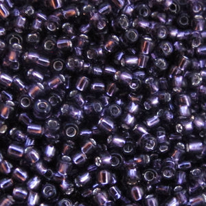 Purple Seed Beads, Size #8