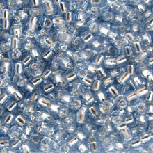 Load image into Gallery viewer, Silver-lIned Light Blue Seed Beads, Size #6 