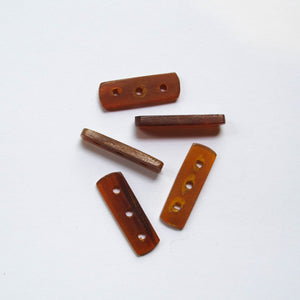 Spacers, Bone or Horn, 3-Hole