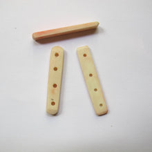 Load image into Gallery viewer, White Spacers, Bone, 4-Hole