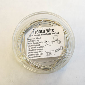 Gold and silver French wire