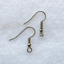 Load image into Gallery viewer, French Hook Earring Wires, Antique Silver