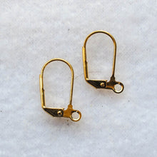 Load image into Gallery viewer, Gold Leverback Ear Wires