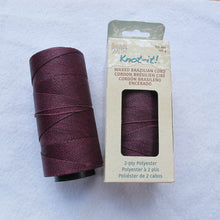 Load image into Gallery viewer, Brazilian Waxed Polyester Cord - .7mm (click for colors)